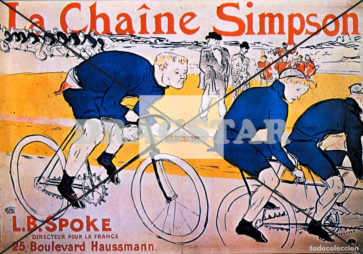 Postales: POSTAL ORIGINAL PUBLICITARIA LA CHAINE SIMPSON