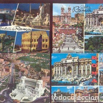 Postales: Lote 11 Postales Roma A&ntilde;os 70 Sin Circular Vintage Italia PEIFER