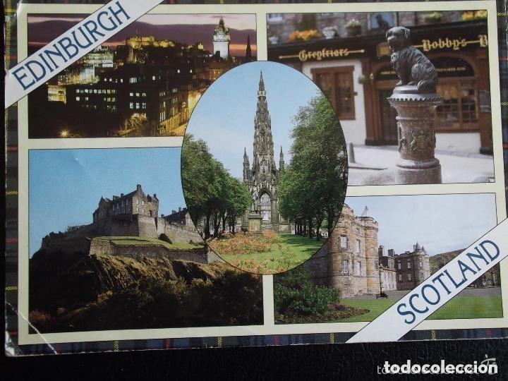 Postales: POSTAL Edimburgo. Varias vistas. Usada con sello