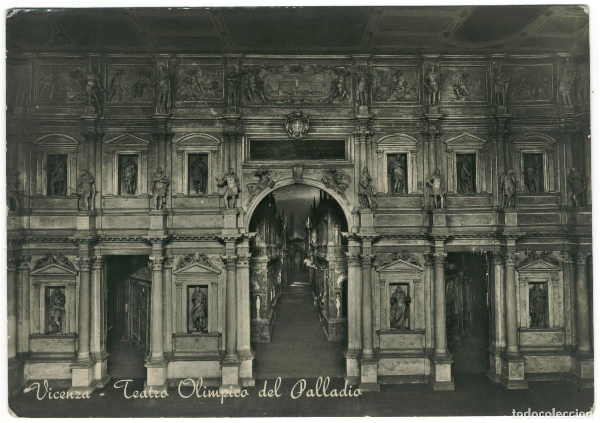 Postcards: VICENZA_Teatro Olimpico_G. Galla. Photo Prospera / Teatros antiguos Italia