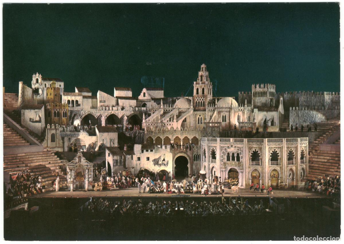 Postcards: VERONA_Arena_Ghedina (Dolomiti; 401-57) / Teatros antiguos Italia