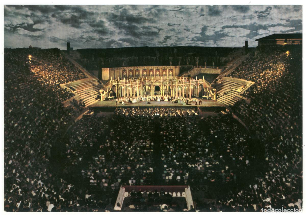 Postcards: VERONA_Arena_Onestinghel. GT 55. Photo Giovanni Trimboli / Teatros antiguos Italia
