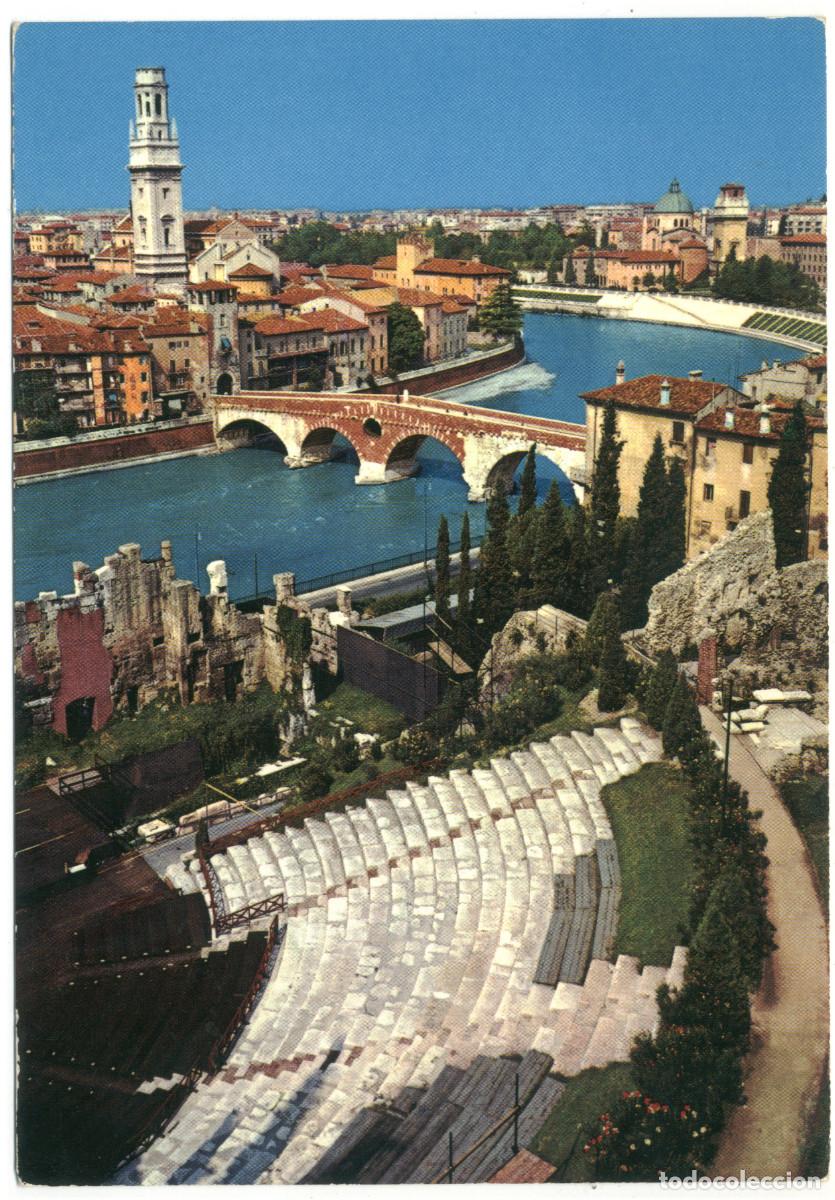 Postcards: VERONA_Teatro Romano_G. Grandazzo / Teatros antiguos Italia