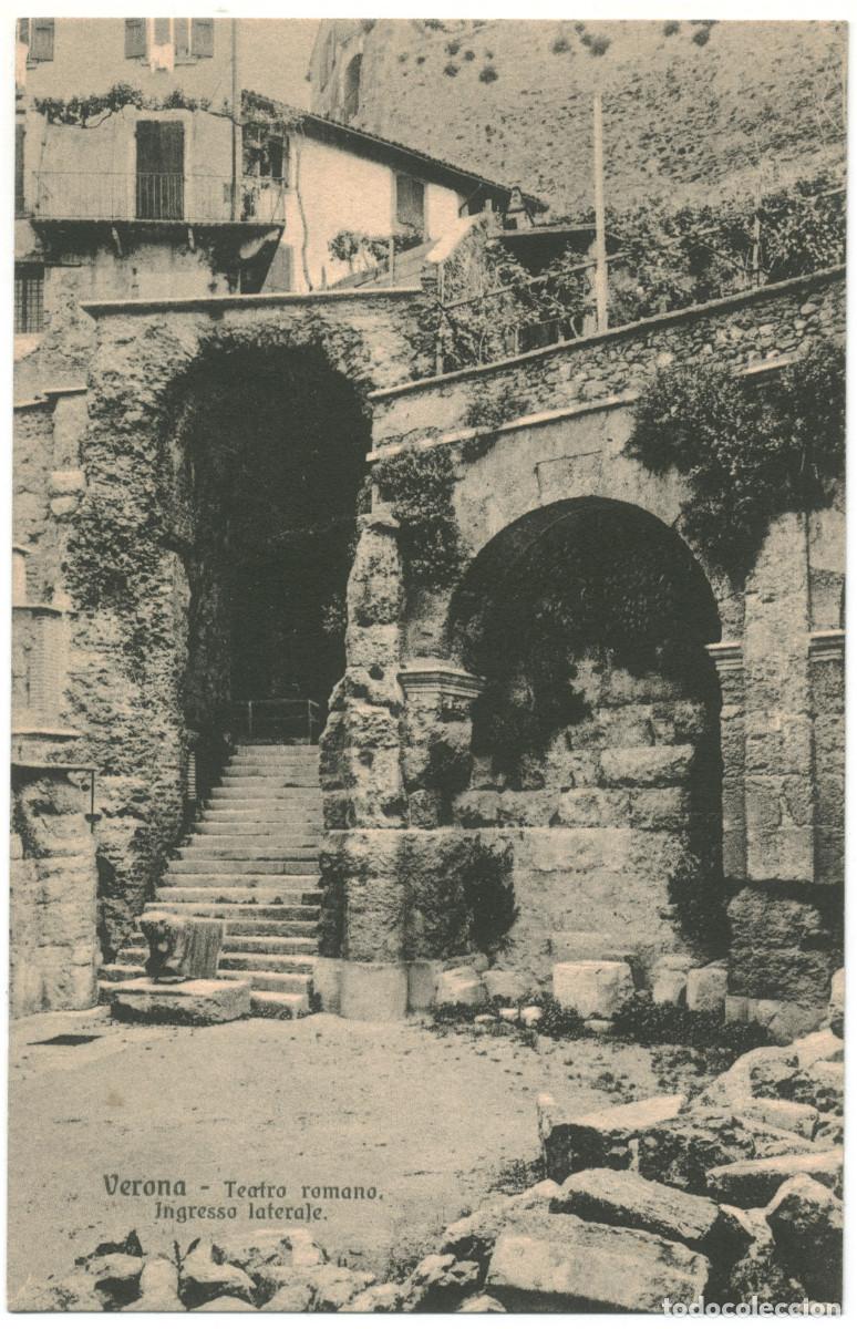 Postcards: VERONA_Teatro Romano_Brunner. 3598 / Teatros antiguos Italia