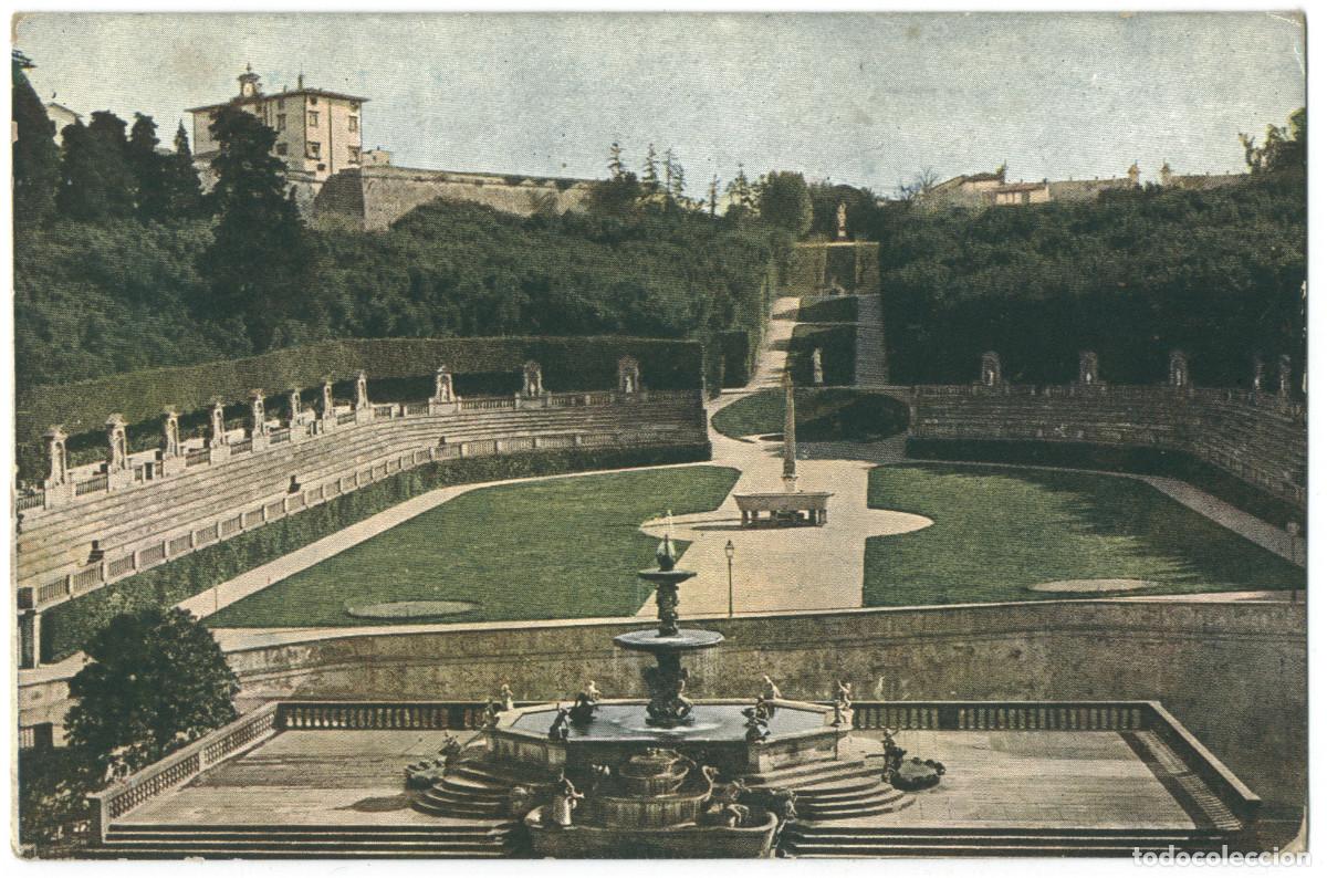 Cartes Postales: FIRENZE (Giardino di Boboli)_Anfiteatro_Fratelli Alinari & IDEA / Teatros antiguos Italia