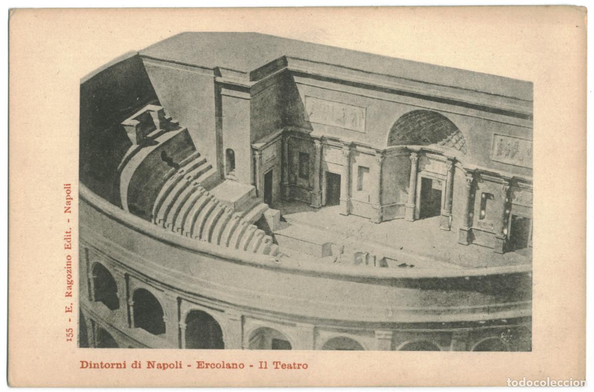 Postcards: ERCOLANO (Napoli)_Teatro_NB & E. Ragozino. 155 / Teatros antiguos Italia