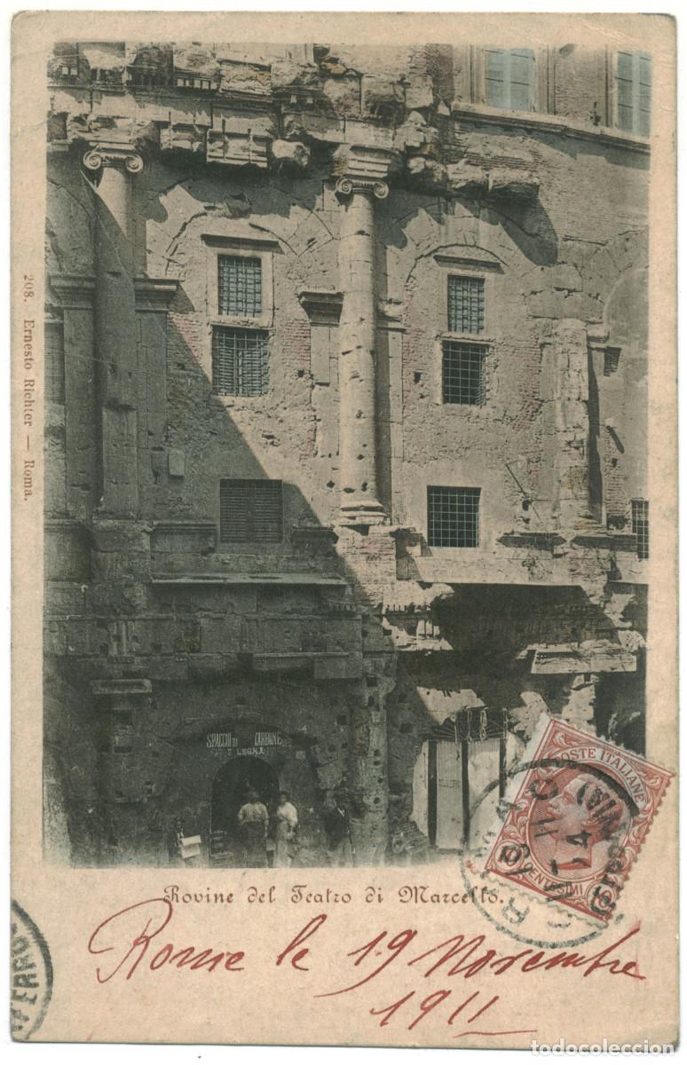 Postcards: ROMA_Teatro di Marcelo_N.B / Teatros antiguos Italia