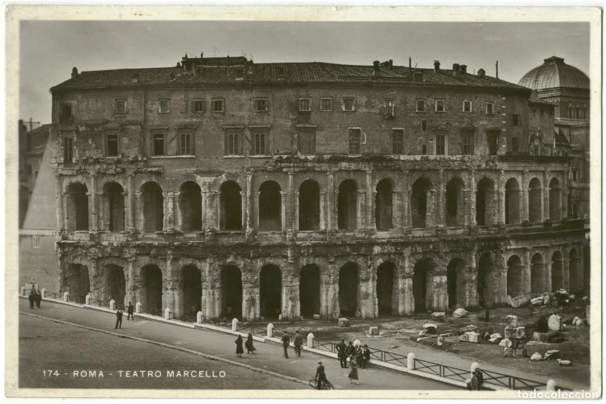 Postales: ROMA_Teatro di Marcelo_E. Verdesi. 174 / Teatros antiguos Italia