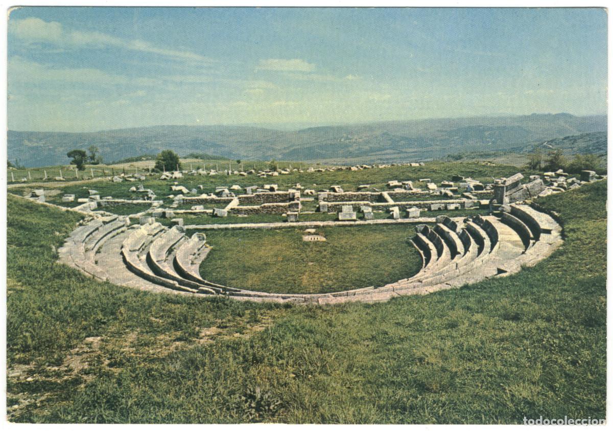 Postales: PIETRABBONDANTE (Bovianum vetus)_Teatro Greco Italico_Ennio Lastoria / Teatros antiguos Italia