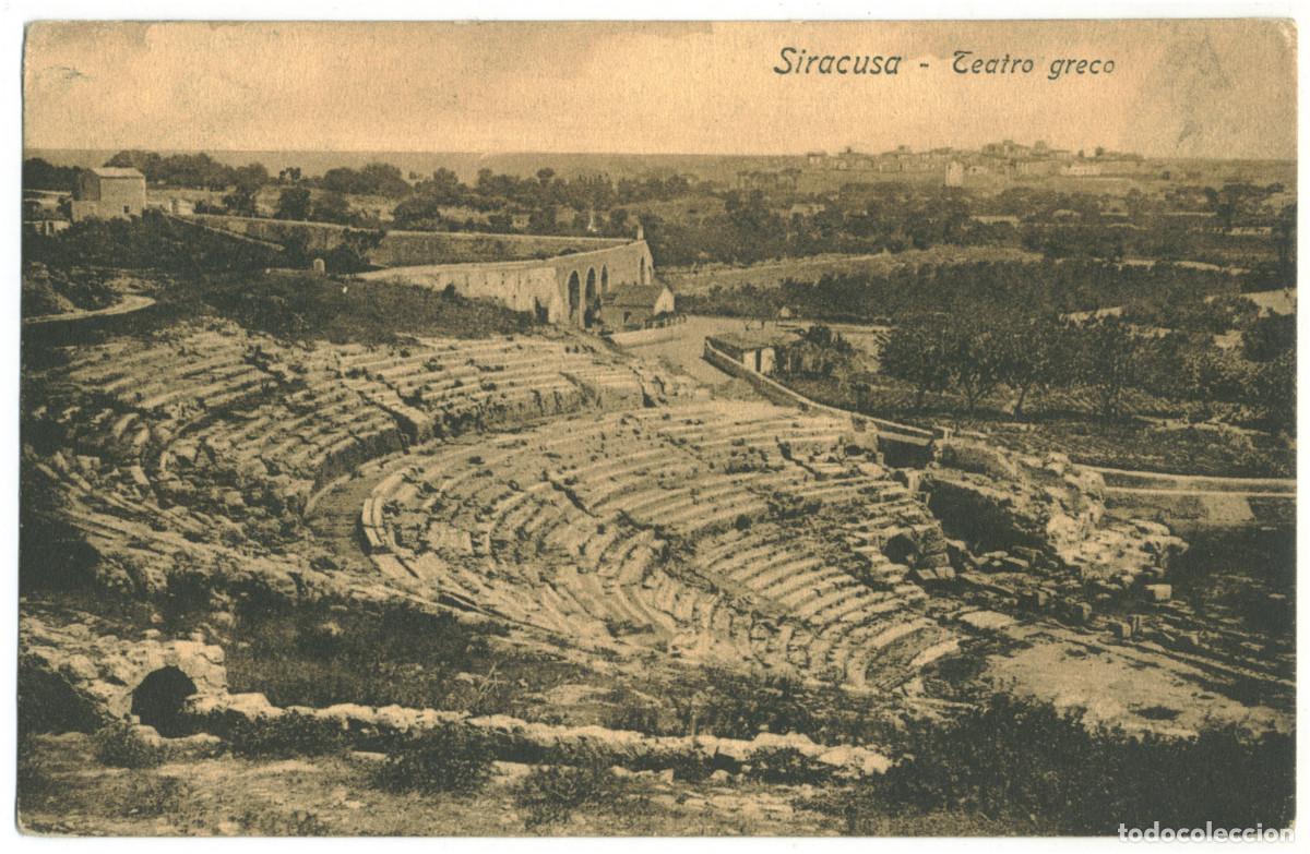 Postales: SIRACUSA_Teatro Geco_Celestino Greco. 10564 / Teatros antiguos Italia