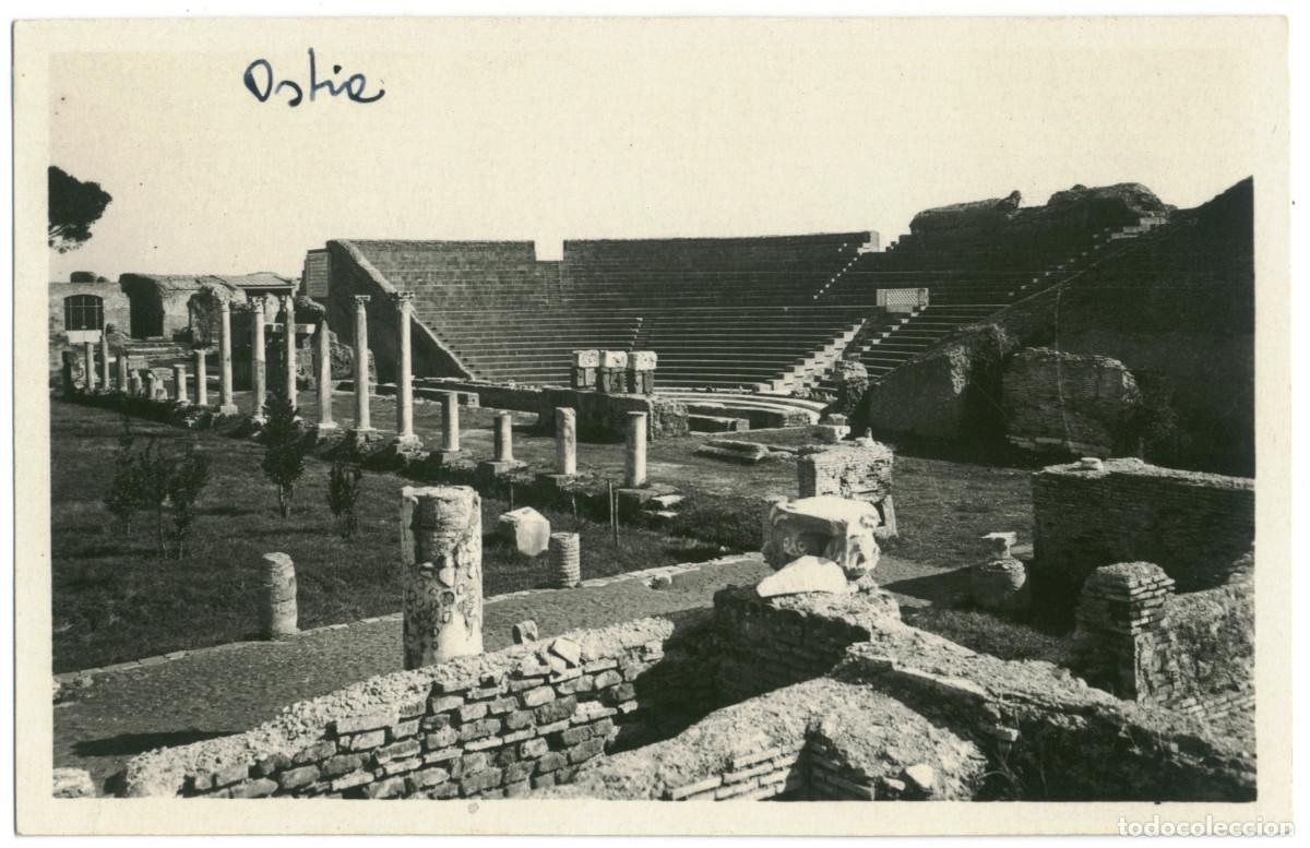 Postales: OSTIA_Teatro Romano_Br&uuml;gner. 742 / Teatros antiguos Italia