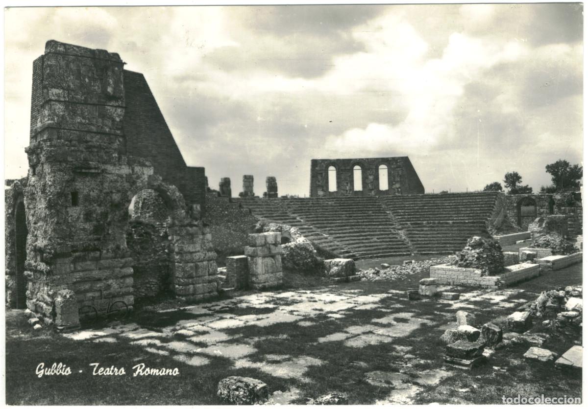 Postales: GUBBIO_Teatro Romano_Berretta / Teatros antiguos Italia