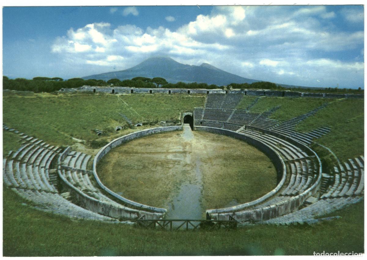 Postales: POMPEI_Anfiteatro_Vincenzo Carcavallo. 2 / Teatros antiguos Italia