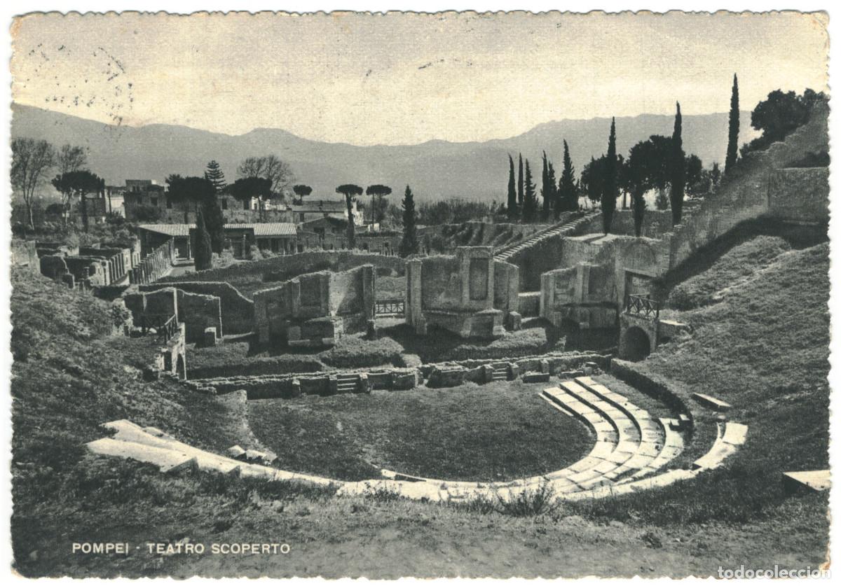 Postales: POMPEI_Teatro Scoperto_R. Renza / Teatros antiguos Italia
