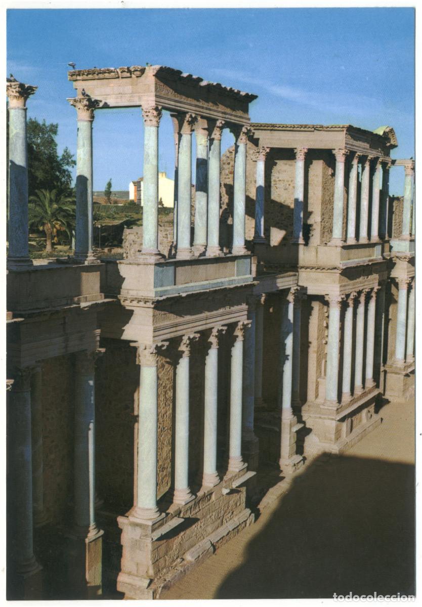 Postales: M&Eacute;RIDA (Badajoz)_Teatro Romano_Arribas.103 / Teatros romanos Hispania