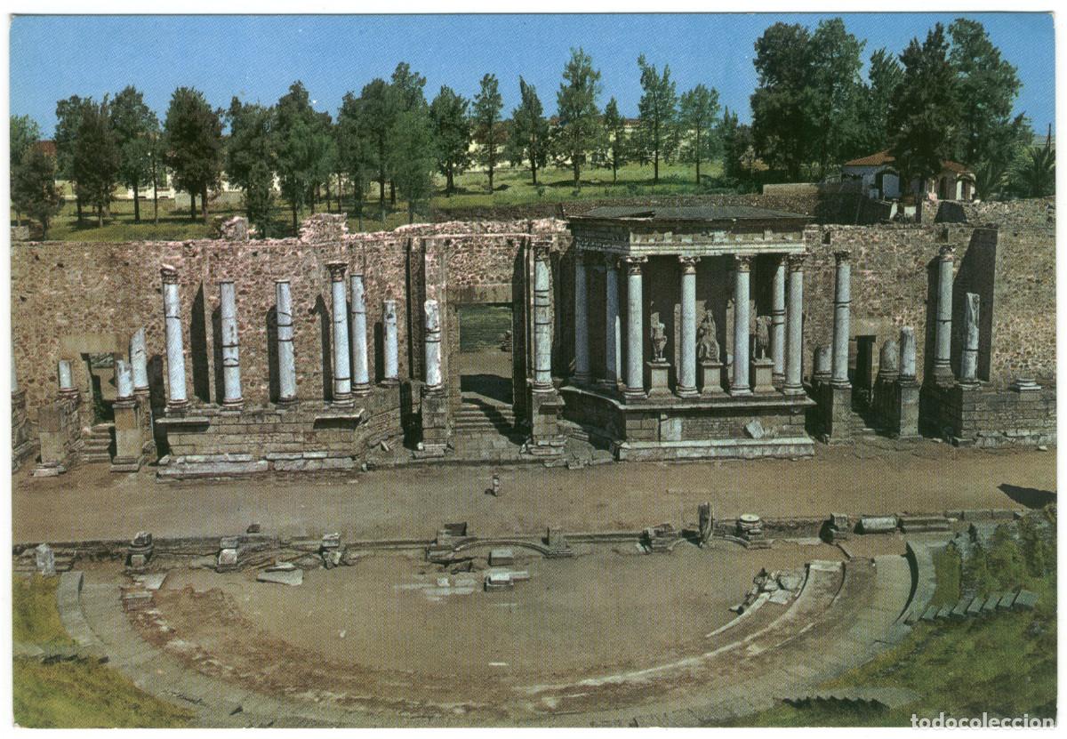 Postales: M&Eacute;RIDA (Badajoz)_Anfiteatro Romano_Garc&iacute;a Garrabella. 11 / Teatros romanos Hispania