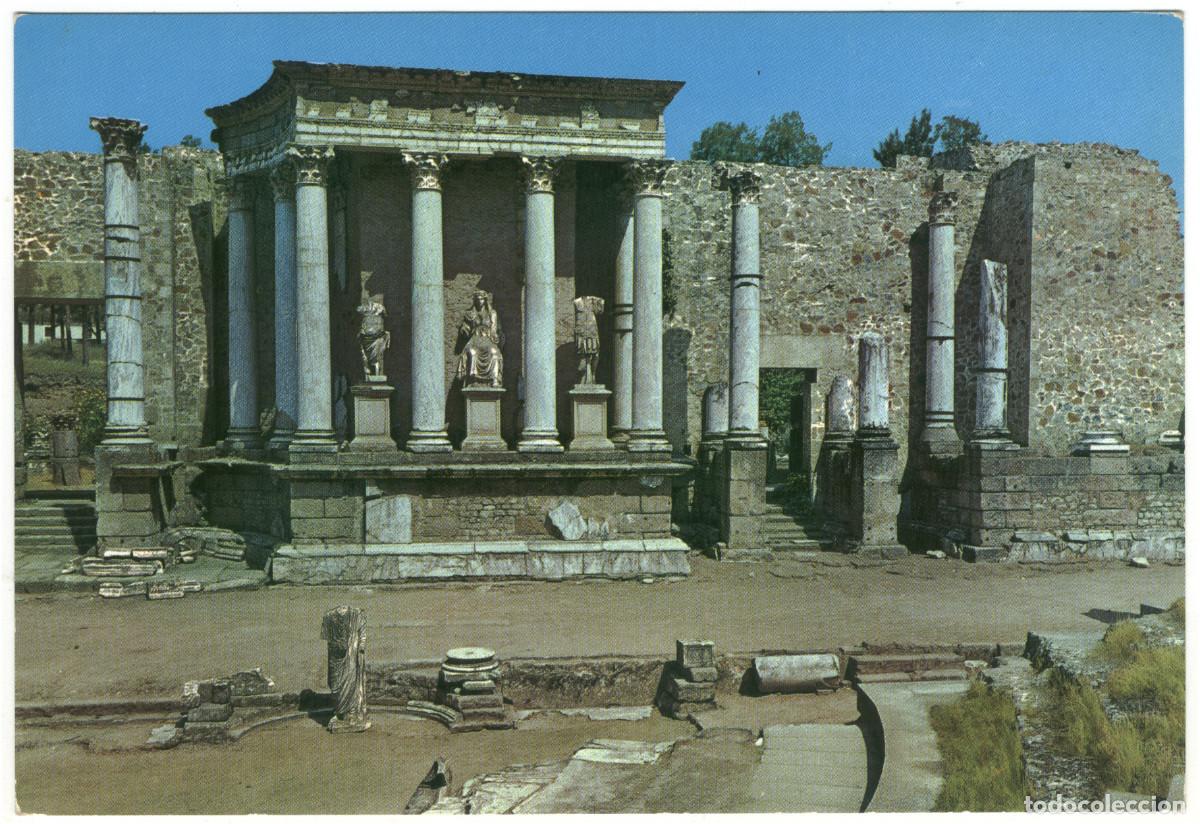 Postales: M&Eacute;RIDA (Badajoz)_Anfiteatro Romano_Garc&iacute;a Garrabella. 12 / Teatros romanos Hispania