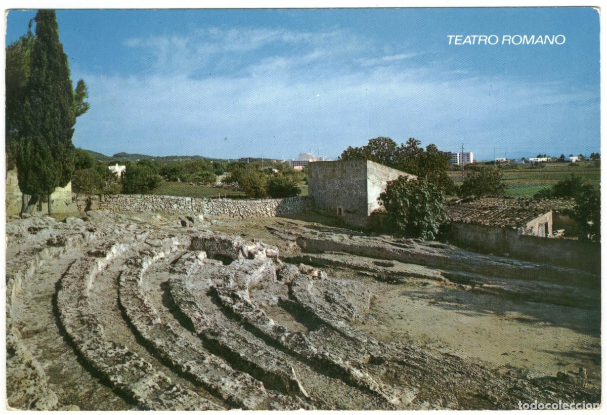 Postales: ALCUDIA (Mallorca)_Teatro Romano_Casa Planas. 5318 / Teatros romanos Hispania
