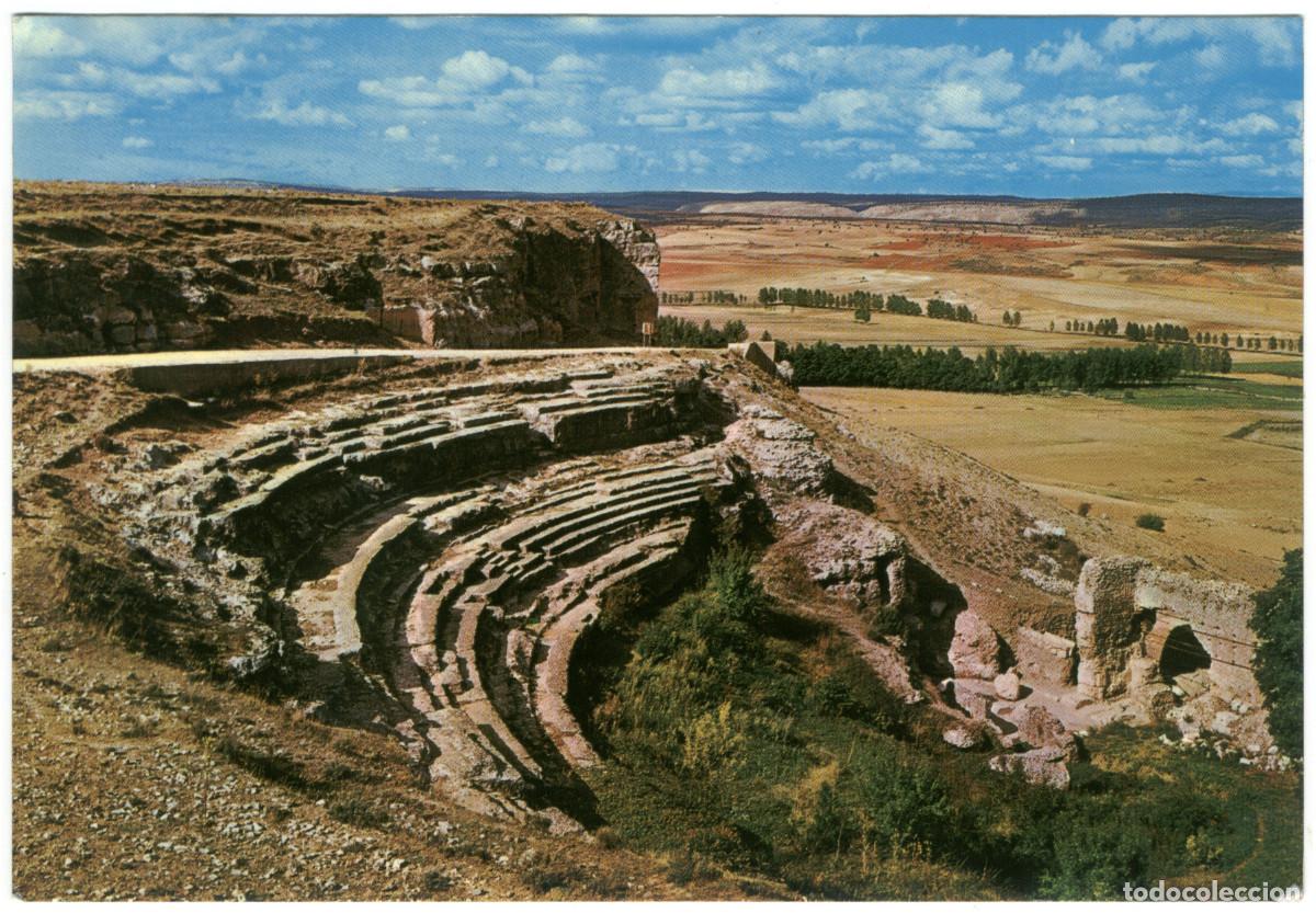 Postales: CLUNIA (Burgos)_Teatro Romano_Diputaci&oacute;n Provincial (Burgos) & Ed. Sicilia