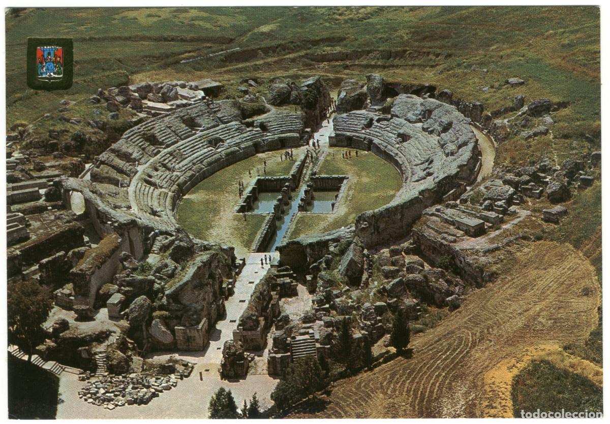 Postales: IT&Aacute;LICA (Santiponce. Sevilla)_Anfiteatro_Dom&iacute;nguez. 24 / Teatros antiguos Hispania