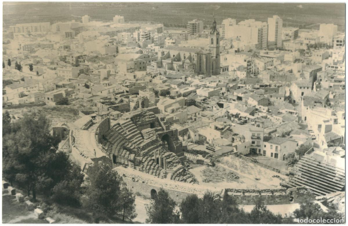 Postales: SAGUNTO (Valencia)_Teatro Romano (1933)_Sin datos. Papel Negra / Teatros antiguos Hispania