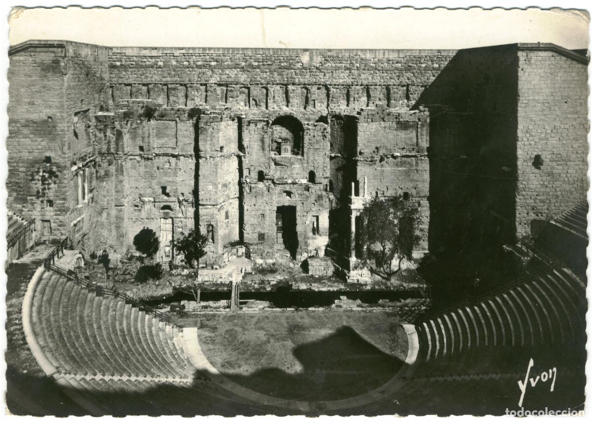 Postales: ORANGE (Vaucluse)_Th&eacute;&acirc;tre romain_Yvon. I. B. 1217 / Teatros antiguos Galia