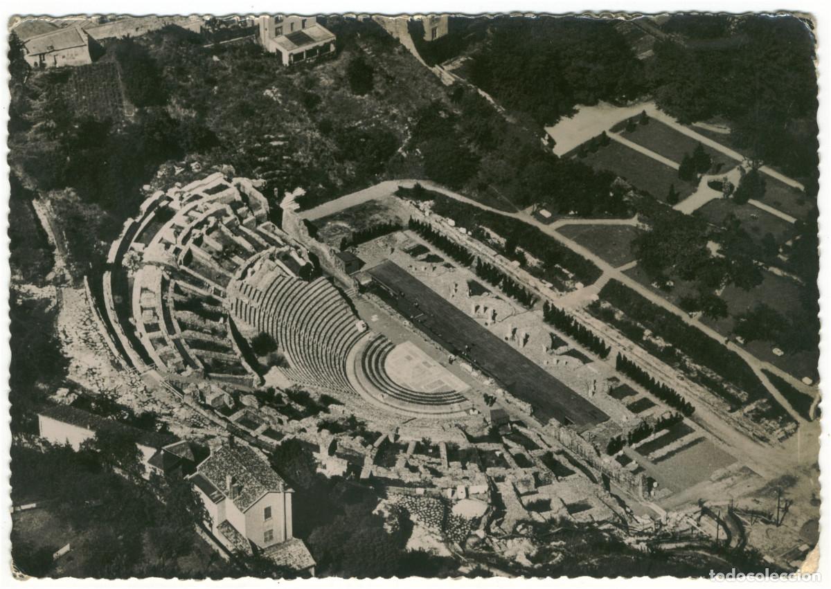 Postales: LYON_Th&eacute;&acirc;tre Romain de Fourvi&egrave;res_J. Cellard / Teatros antiguos Galia