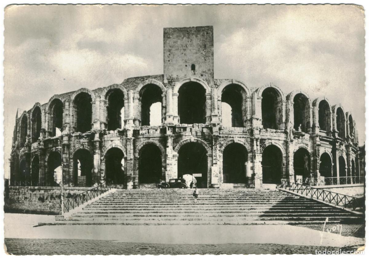 Postales: ARLES (Provence)_Ar&egrave;nes_Yvon. I. B. 1181 / Teatros antiguos Galia