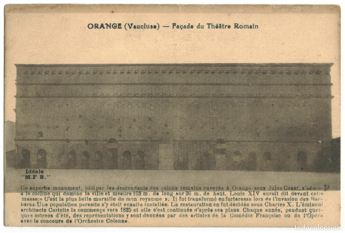 Postales: ORANGE (Vaucluse)_Th&eacute;&acirc;tre romain_MFB & Ideale / Teatros romanos Galia