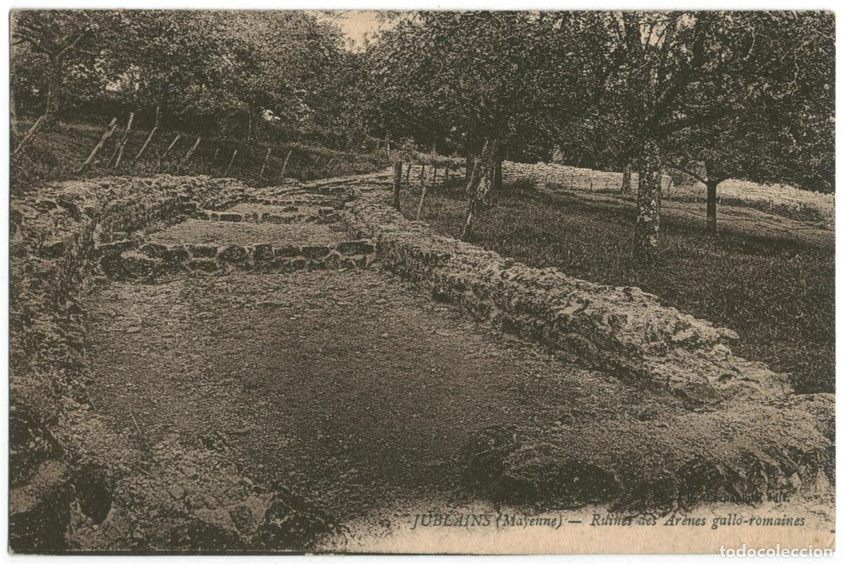 Postcards: JUBLANS (Mayenne)_Ar&egrave;nes gallo-romaines_G. Bizot / Teatros romanos Galia