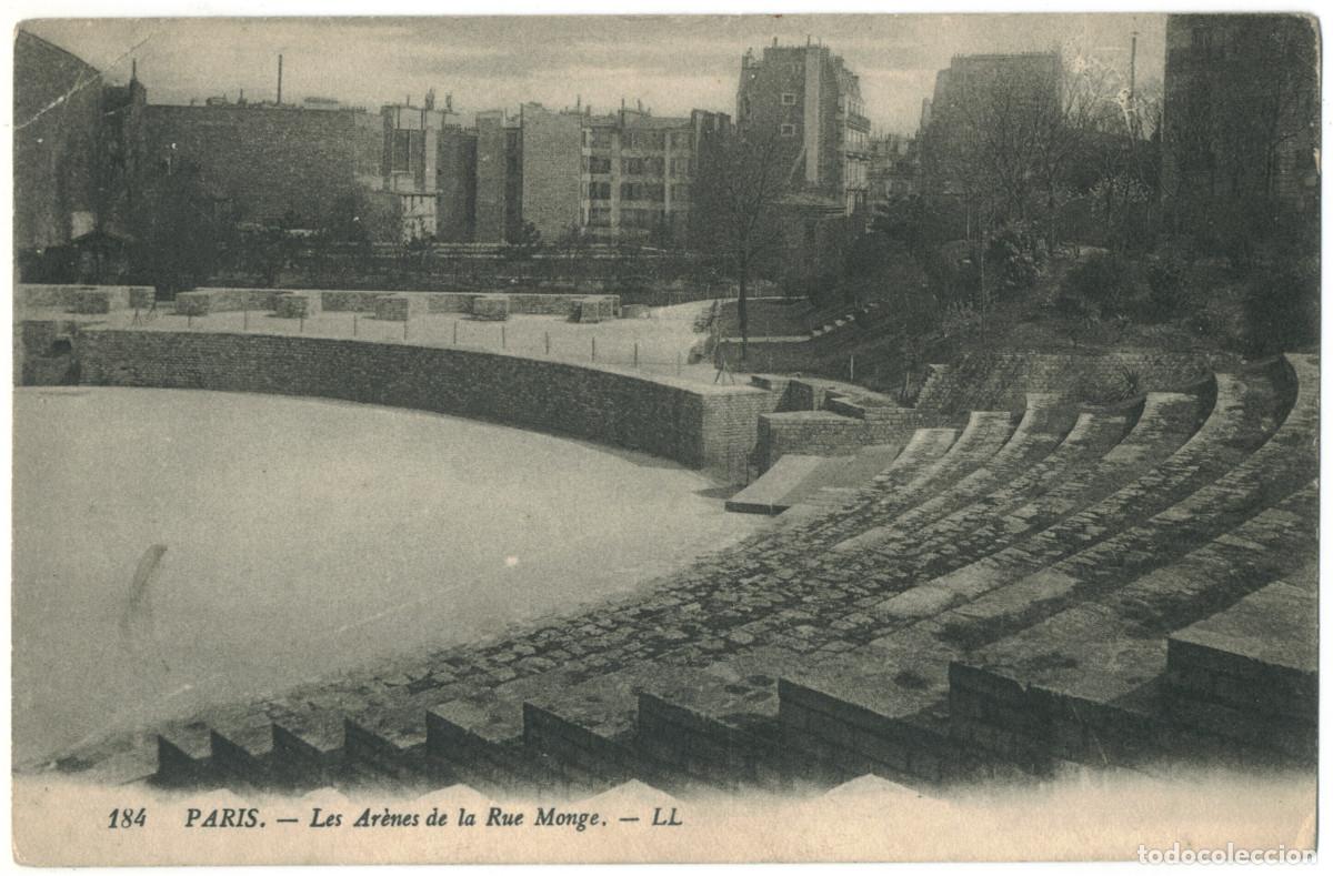 Postales: PARIS_Ar&egrave;nes de la Rue Monge_LL. 184 / Teatros romanos Galia
