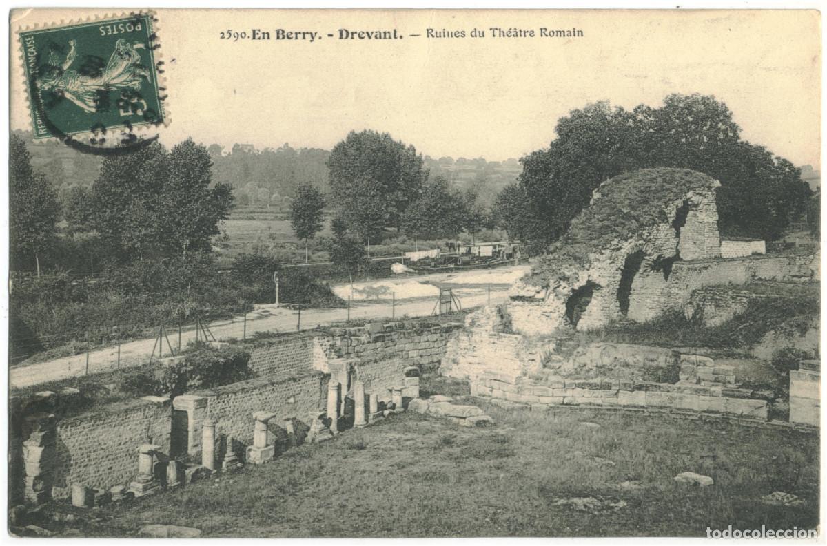 Postales: DREVANT (En Berry)_Th&eacute;&acirc;tre RomainA. Auxenfans. 2590 / Teatros romanos Galia