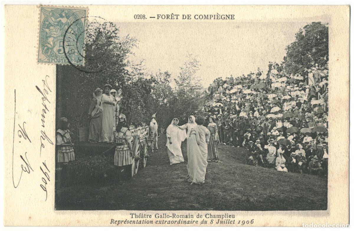 Postales: CHAMPLIEU (For&ecirc;t de Compi&egrave;gne)_Th&eacute;&acirc;tre Gallo-Romain_Sin datos. 208 / Teatros romanos Galia