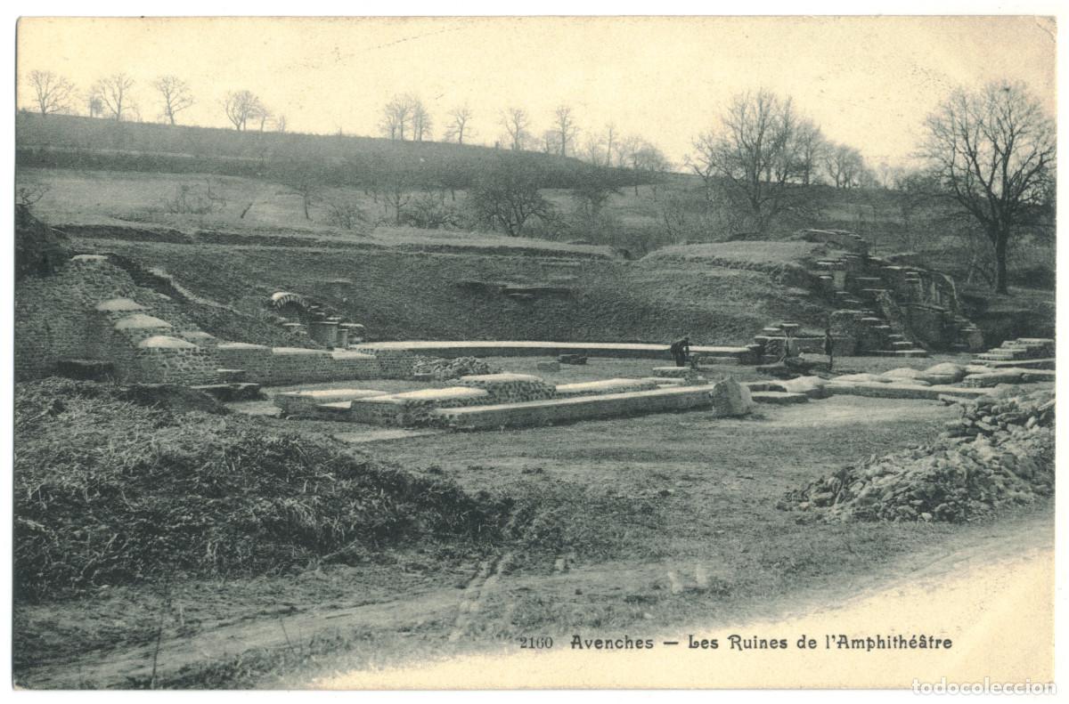 Postales: AVENCHES (Switzerland)_Amphitheater_Chifelle / Teatros romanos Europa