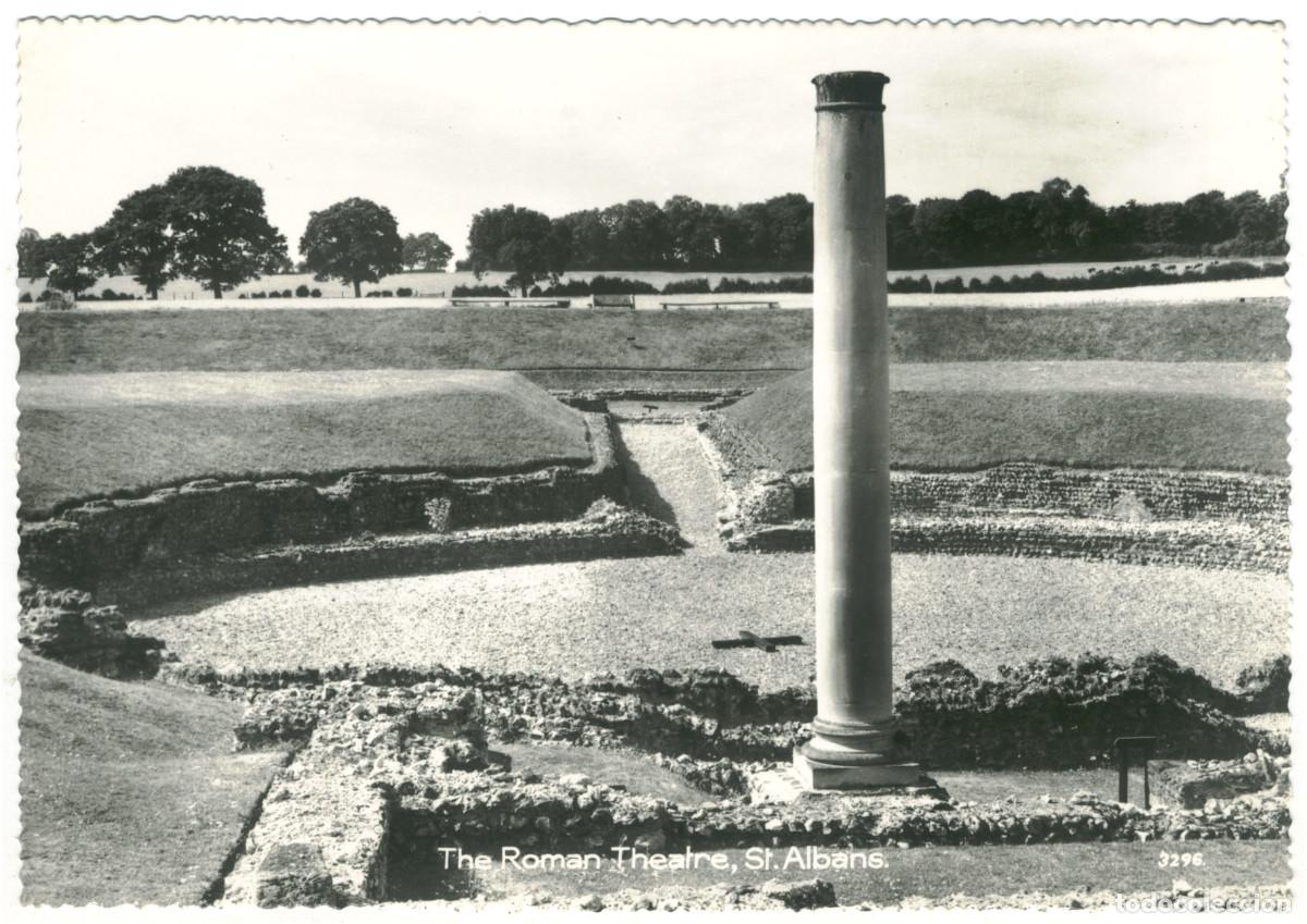 Postales: SAINT ALBANS (England)_Roman Theatre of Verulamium_Gorhambury. 3296 / Teatros romanos Europa