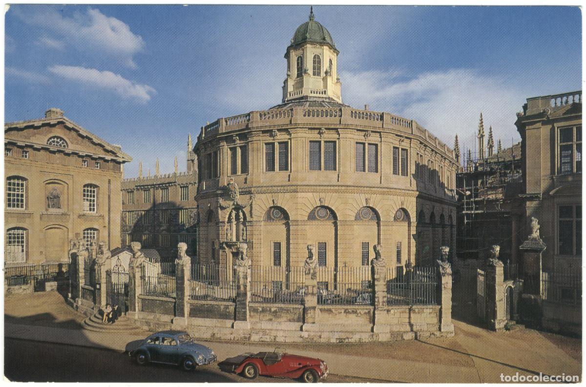 Postales: OXFORD (England)_Sheldonian Theatre_Thomas / Teatros antiguos Europa