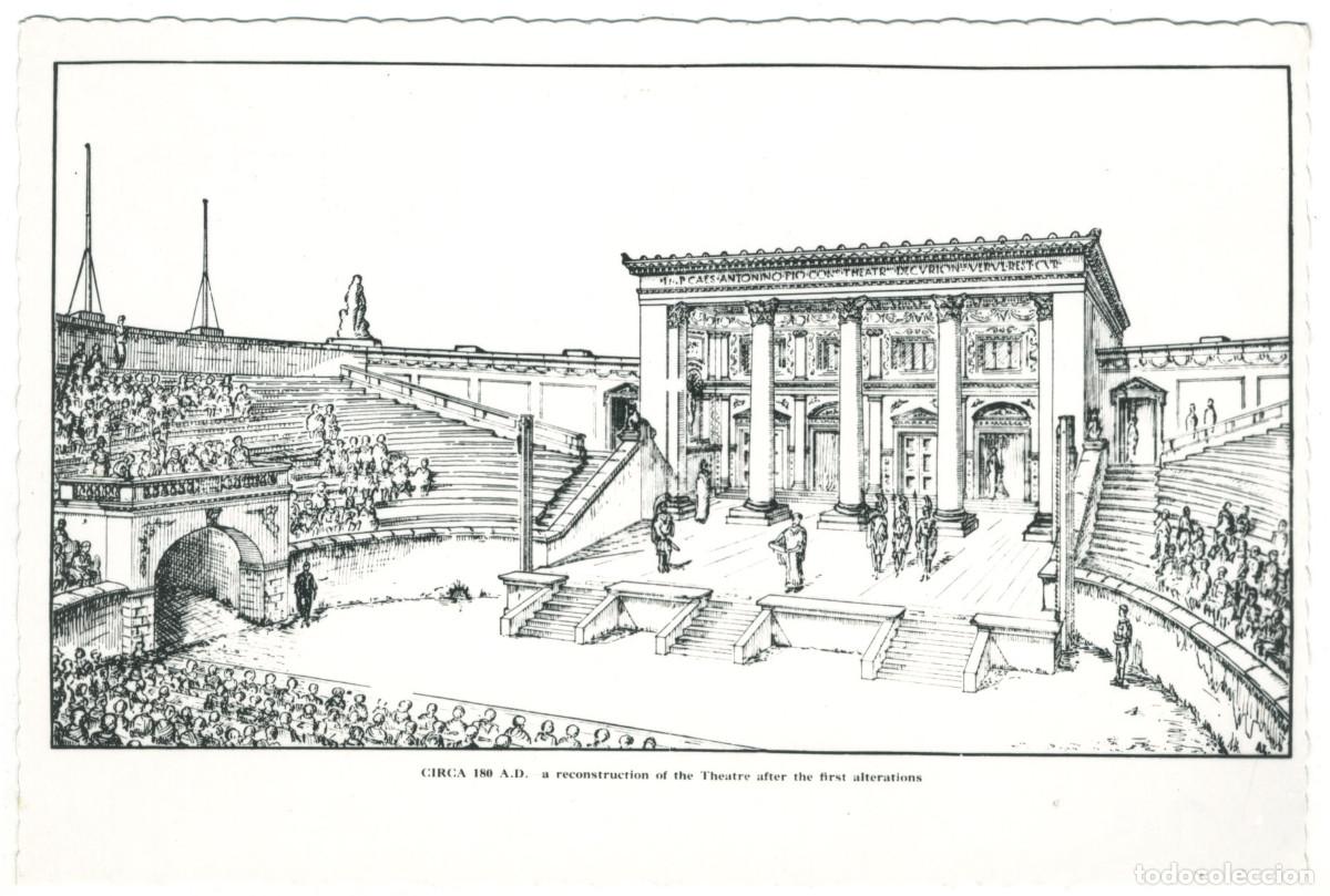Postales: SAINT ALBANS (England)_Roman Theatre of Verulamium_Gorhambury. 469 / Teatros antiguos Europa