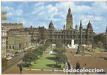 Postales: POSTAL A COLOR GEORGE SQUARE AND MUNICIPAL BUILDINGS GLASGOW
