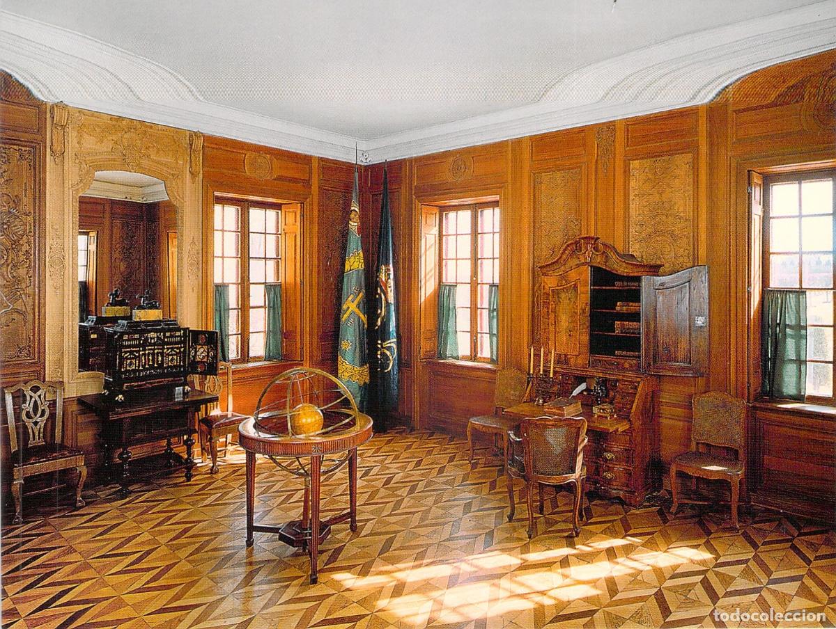 Postales: Postal del Gabinete de Roble de Pedro I, Gran Palacio de Peterhof