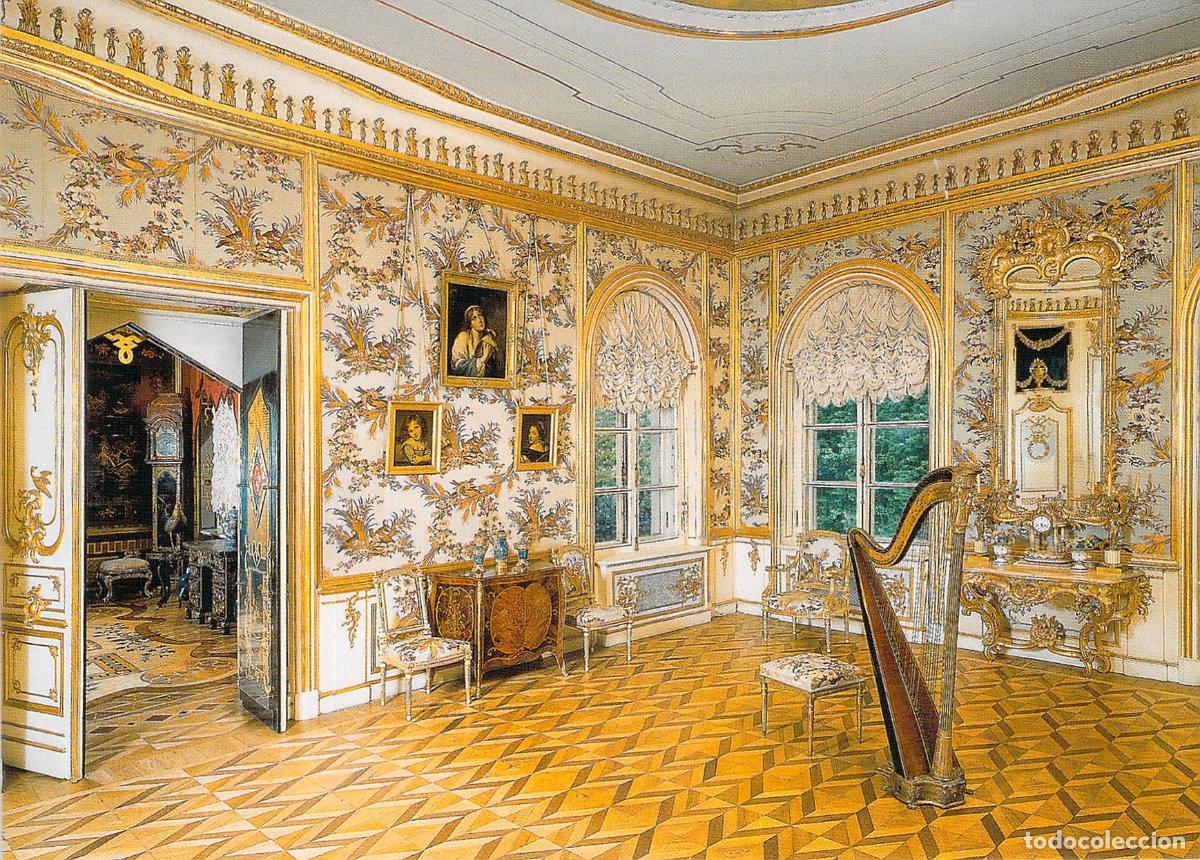 Postales: Postal de la Sala de la Perdiz en el Gran Palacio de Peterhof