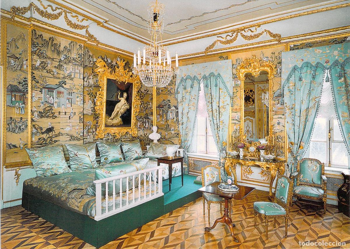Postales: Postal Palacio Grande de Peterhof Sala del Div&aacute;n