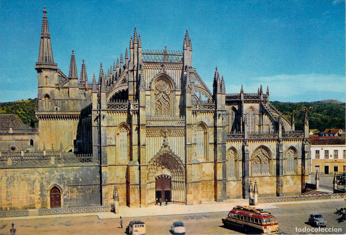 Postales: Postal Monasterio de Santa Mar&iacute;a de la Victoria, Batalha, Portugal