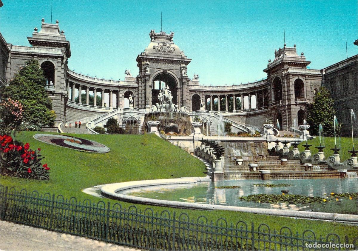 Postcards: Postal de Marsella - El Palacio Longchamp