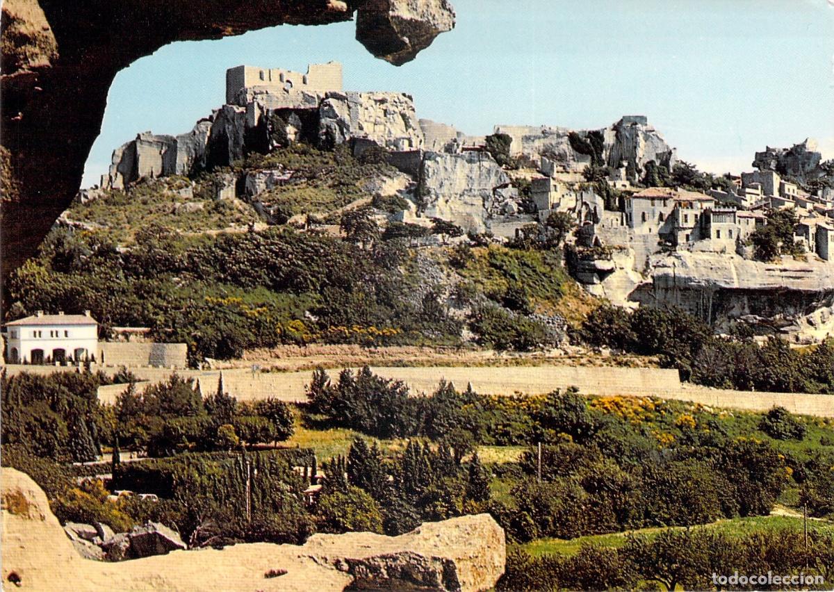 Postcards: Postal de Les Baux de Provence con su Castillo sobre la Roca