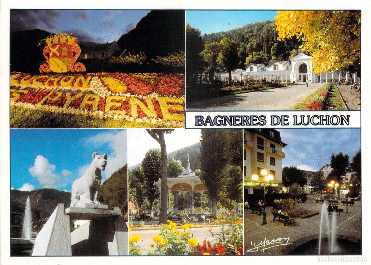 Postcards: Postal Multivistas de Bagn&egrave;res-de-Luchon, Pirineos