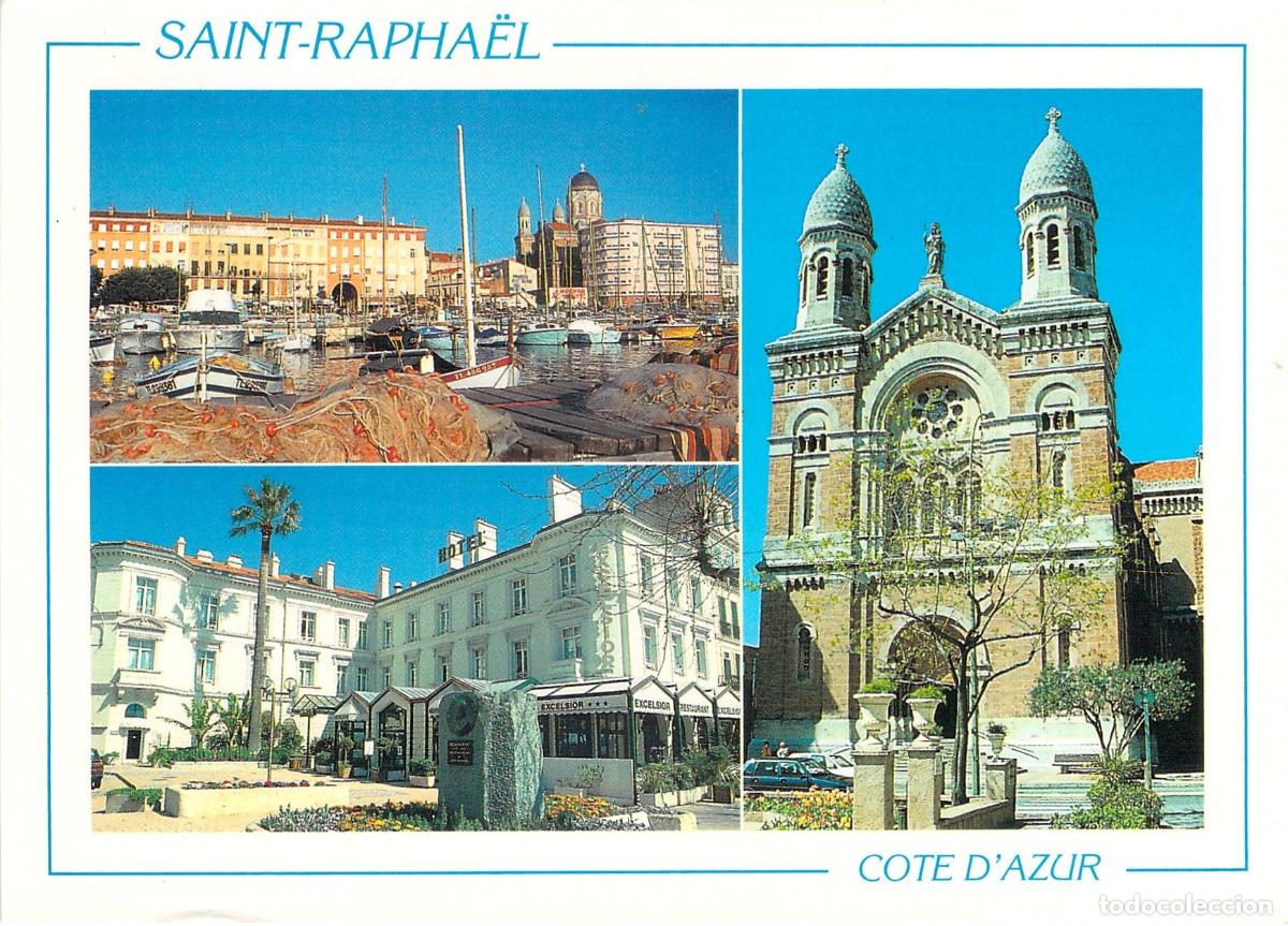 Postcards: Postal de Saint-Rapha&euml;l, C&ocirc;te d'Azur, Francia