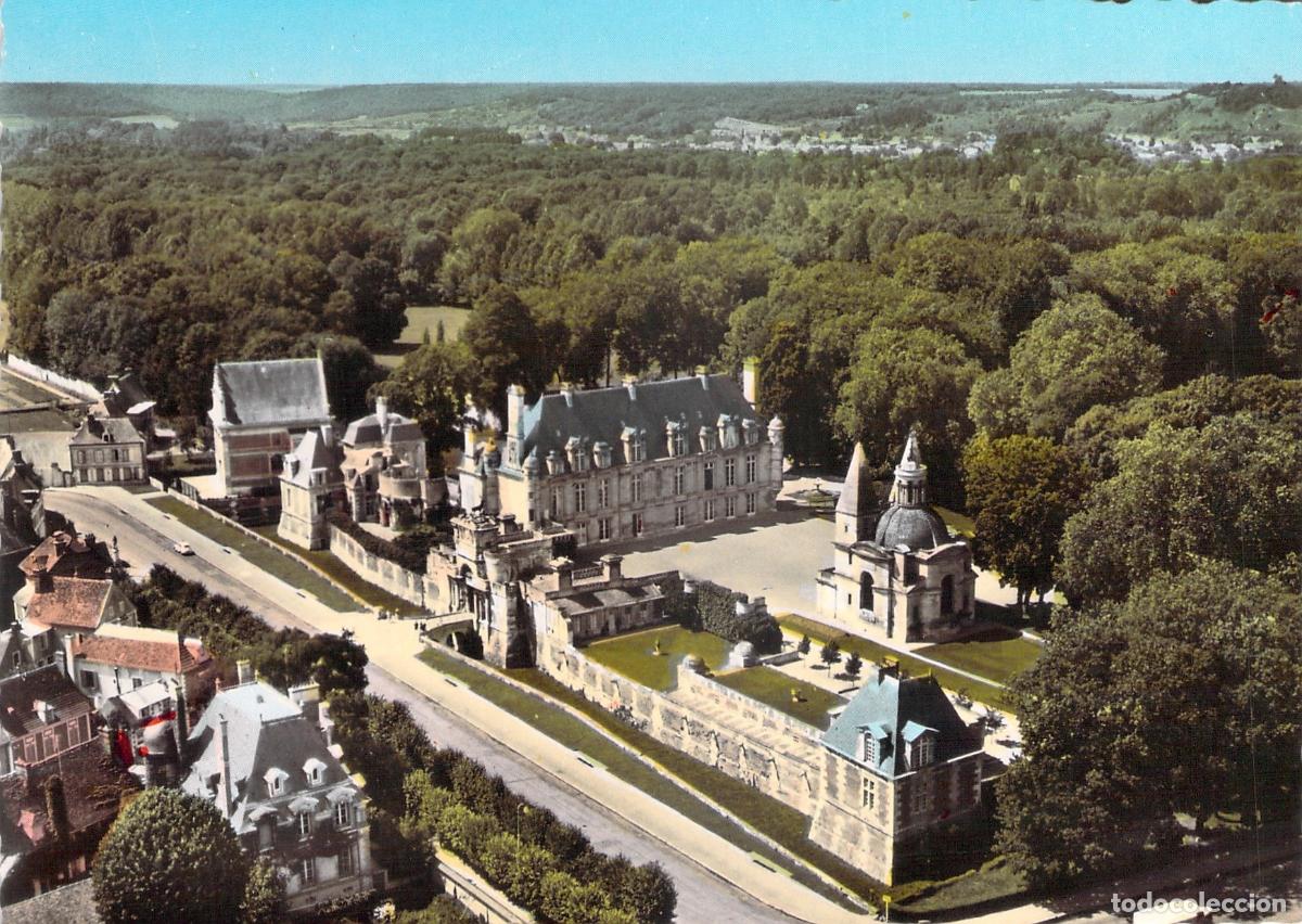 Postcards: Postal Castillo de Anet Vista A&eacute;rea Francia