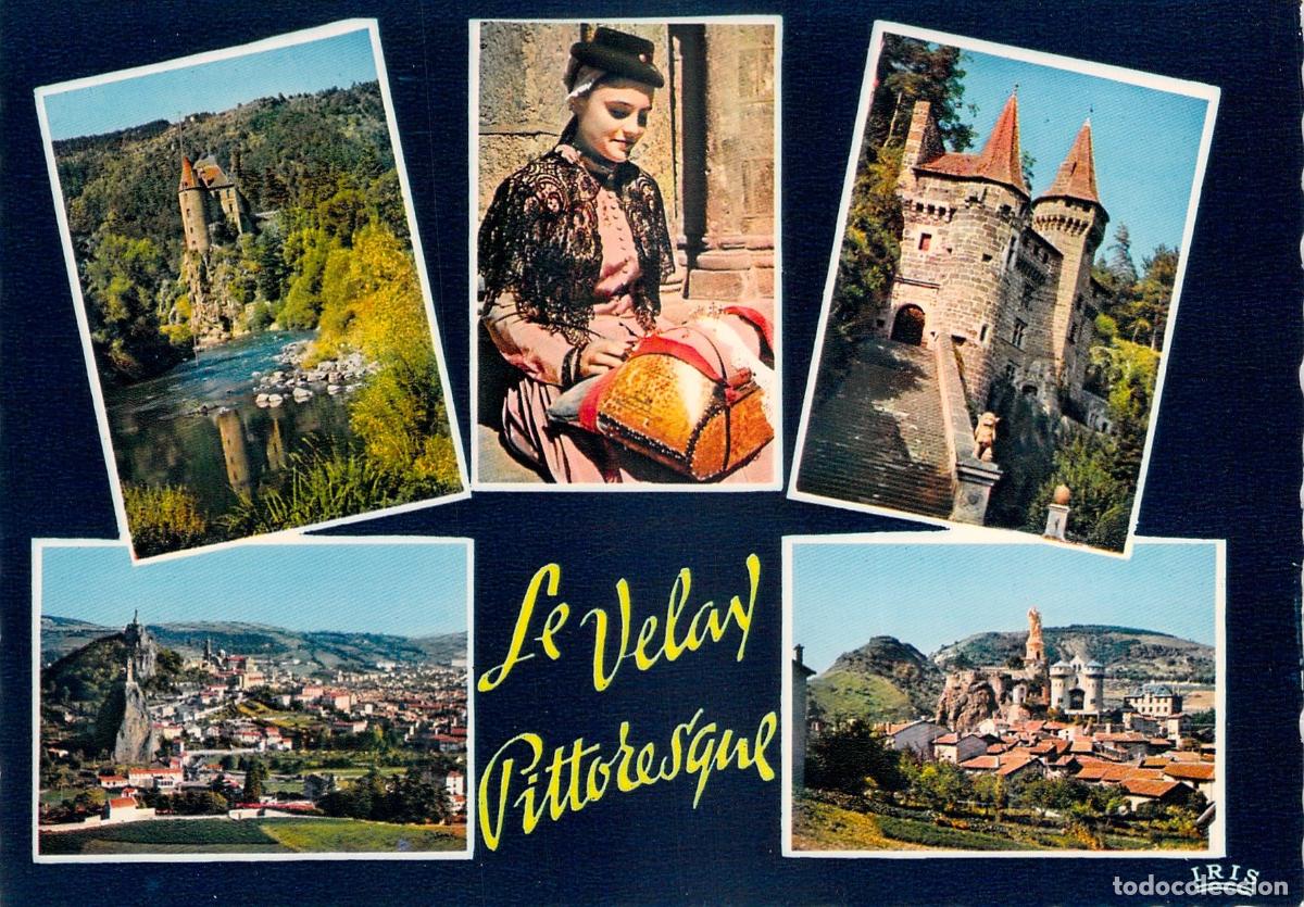 Postcards: Postal Multi-vista Le Velay Pittoresque y Castillos de Francia