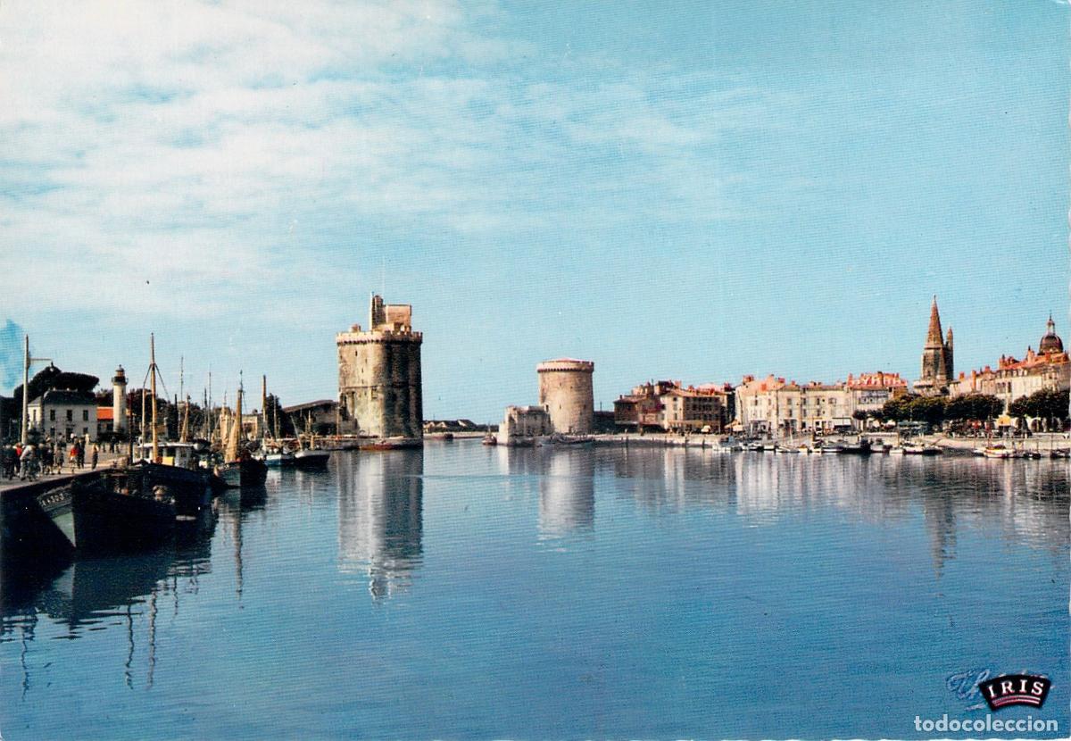 Postcards: Postal de La Rochelle Francia Puerto y Torres de Saint-Nicolas y Cha&icirc;ne