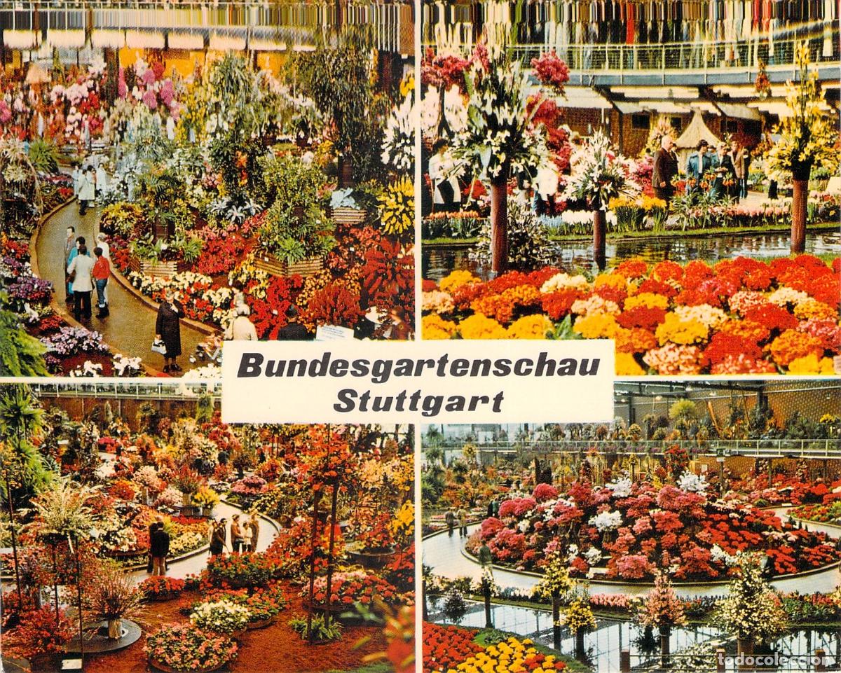 Postales: Postal Bundesgartenschau Stuttgart Exposici&oacute;n Floral Killesberg